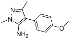 4-(4-methoxyphenyl)-1,3-dimethyl-1H-pyrazol-5-amine