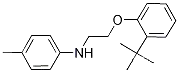 Molecular Structure of 1040689-03-9 (N-{2-[2-(tert-Butyl)phenoxy]ethyl}-4-methylaniline)