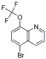 Molecular Structure of 1065074-23-8 (5-Bromo-8-(trifluoromethoxy)quinoline)