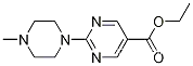 Molecular Structure of 1116339-74-2 (Ethyl 2-(4-methylpiperazin-1-yl)pyrimidine-5-carboxylate)