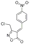 Molecular Structure of 1142199-30-1 ((4E)-3-(chloromethyl)-4-(4-nitrobenzylidene)isoxazol-5(4H)-one)