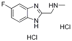 Molecular Structure of 1158297-70-1 (N-[(5-fluoro-1H-benzimidazol-2-yl)methyl]-N-methylamine dihydrochloride)