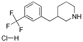 Molecular Structure of 1170475-37-2 (3-(3-(trifluoromethyl)benzyl)piperidine hydrochloride)