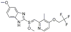 2-[[[3-Methyl-4-(2,2,2-trifluoroethoxy)-2-pyridyl]methyl]sulfinyl]-5-methoxy-O- methyl-1H-benzimidazole