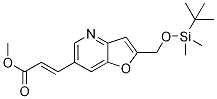(E)-Methyl 3-(2-((tert-butyldimethylsilyloxy)-methyl)furo[3,2-b]pyridin-6-yl)acrylate