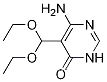 Molecular Structure of 1245645-33-3 (4(3H)-PyriMidinone, 6-aMino-5-(diethoxyMethyl)-)