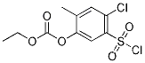 Molecular Structure of 1245807-01-5 (4-chloro-5-(chlorosulfonyl)-2-methylphenyl ethyl carbonate)
