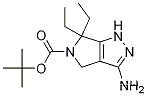 Molecular Structure of 1246643-57-1 (tert-butyl 3-amino-6,6-diethyl-4,6-dihydropyrrolo[3,4-c]pyrazole-5(1H)-carboxylate)
