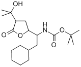 (2-Cyclohexyl-1-[4-(1-hydroxy-1-methyl-ethyl)-5-oxo-tetrahydro-furan-2-YL]-ethyl)-carButylester(2-Cyclohexyl-1-[4-(1-hydroxy-1-methyl-ethyl)-5-oxo-tet...