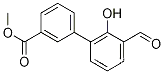 Molecular Structure of 1258625-58-9 (2-ForMyl-6-(3-Methoxycarbonylphenyl)phenol)