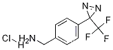 Molecular Structure of 1258874-29-1 (4-[3-(TrifluoroMethyl)-3H-diazirin-3-yl]benzeneMethanaMine Hydrochloride)
