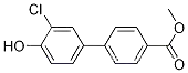 Molecular Structure of 1261899-32-4 (2-Chloro-4-(4-Methoxycarbonylphenyl)phenol)