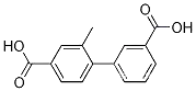 Molecular Structure of 1261910-15-9 (4-(3-Carboxyphenyl)-3-Methylbenzoic acid)