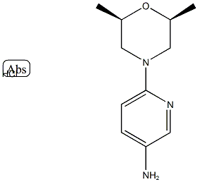 rel-6-[(2R,6S)-2,6-Dimethyl-4-morpholinyl]-3-pyridinamine hydrochloride (1:2)