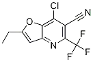 7-chloro-2-ethyl-5-(trifluoroMethyl)furo[3,2-b]pyridine-6-carbonitrile