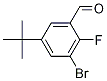 3-BroMo-5-(tert-butyl)-2-fluorobenzaldehyde