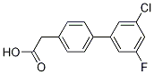 4-(3-Chloro-5-fluorophenyl)phenylacetic acid