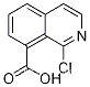 Molecular Structure of 1337879-52-3 (8-Carboxy-1-chloroisoquinoline, 8-Carboxy-1-chloro-2-azanaphthalene)