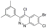 6-BroMo-4,7-dichloro-3-(3,5-diMethyl-phenyl)-cinnoline
