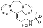 Molecular Structure of 136765-48-5 (NORTRIPTYLINE-D3 HYDROCHLORIDE)