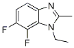 1-Ethyl-6,7-difluoro-2-methyl-1,3-benzodiazole