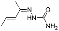 Molecular Structure of 16983-59-8 (3-Penten-2-one semicarbazone)