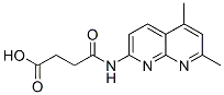 Molecular Structure of 198221-13-5 (Butanoic acid, 4-[(5,7-dimethyl-1,8-naphthyridin-2-yl)amino]-4-oxo- (9CI))