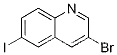 Molecular Structure of 205114-20-1 (3-broMo-6-iodoquinoline)