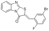 (2Z)-2-(5-bromo-2-fluorobenzylidene)[1,3]thiazolo[3,2-a]benzimidazol-3(2H)-one(SALTDATA: FREE)