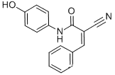 Molecular Structure of 357315-48-1 ((2Z)-2-cyano-N-(4-hydroxyphenyl)-3-phenylprop-2-enamide)