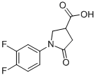 1-(3,4-difluorophenyl)-5-oxopyrrolidine-3-carboxylic acid(SALTDATA: FREE)