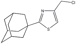 Molecular Structure of 632300-38-0 (4-(chloromethyl)-2-tricyclo[3.3.1.1~3,7~]dec-1-yl-1,3-thiazole)