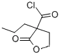 Molecular Structure of 82672-11-5 (3-Furancarbonylchloride,tetrahydro-2-oxo-3-propyl-(9CI))