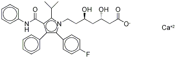 ((3S,5R)-7-(2-(4-fluorophenyl)-5-isopropyl-3-phenyl-4-(phenylcarbamoyl)-1H-pyrrol-1-yl)-3,5-dihydroxyheptanoate)calcium(II)
