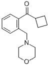 Molecular Structure of 898751-33-2 (CYCLOBUTYL 2-(MORPHOLINOMETHYL)PHENYL KETONE)