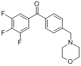 4'-MORPHOLINOMETHYL-3,4,5-TRIFLUOROBENZOPHENONE