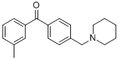 Molecular Structure of 898770-95-1 (3-METHYL-4'-PIPERIDINOMETHYL BENZOPHENONE)
