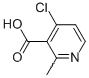 Molecular Structure of 914219-06-0 (4-CHLORO-2-METHYL-NICOTINIC ACID)