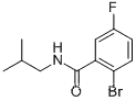Molecular Structure of 951884-17-6 (2-Bromo-5-fluoro-N-isobutylbenzamide)