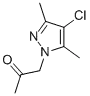 Molecular Structure of 1001465-98-0 (1-(4-CHLORO-3,5-DIMETHYL-PYRAZOL-1-YL)-PROPAN-2-ONE)