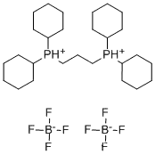 Molecular Structure of 1002345-50-7 (1,3-Bis(dicyclohexylphosphino)propane bis(tetrafluoroborate))