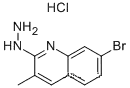 Molecular Structure of 1017360-64-3 (7-Bromo-2-hydrazino-3-methylquinoline hydrochloride)