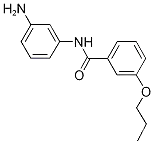 Molecular Structure of 1020722-71-7 (N-(3-Aminophenyl)-3-propoxybenzamide)