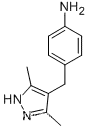 Molecular Structure of 1030378-93-8 (4-(3,5-DIMETHYL-1H-PYRAZOL-4-YLMETHYL)-PHENYLAMINE)