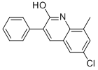 6-Chloro-2-hydroxy-8-methyl-3-phenylquinoline