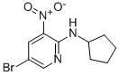 5-Bromo-2-cyclopentylamino-3-nitropyridine