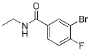 Molecular Structure of 1065073-98-4 (3-Bromo-N-ethyl-4-fluorobenzamide)