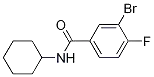 Molecular Structure of 1065074-00-1 (3-Bromo-N-cyclohexyl-4-fluorobenzamide)
