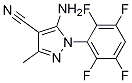 5-Amino-4-cyano-3-methyl-1-(2,3,5,6-tetrafluorophenyl)pyrazole