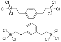 Molecular Structure of 107602-27-7 (BIS(TRICHLOROSILYLETHYL)BENZENE,TECH-95)